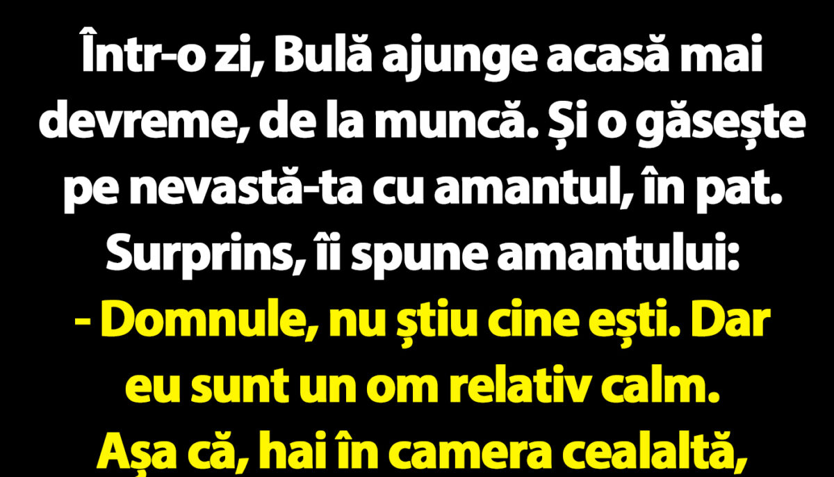 Imagine Stire BANC | Bulă, nevasta infidelă și amantul | 2review.ro