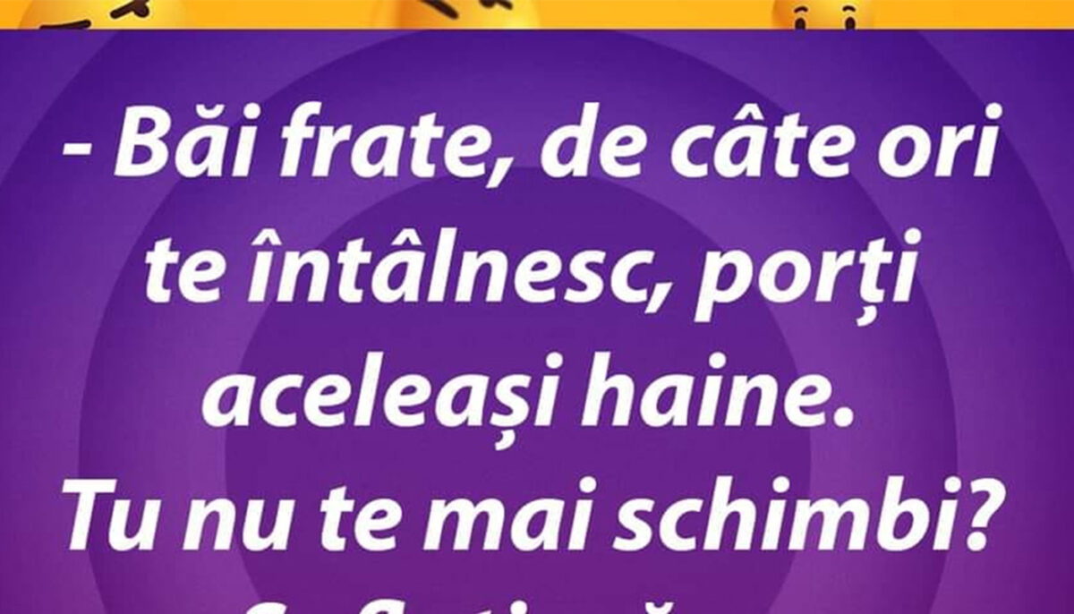 Imagine Stire BANC | „Frate, de câte ori te întâlnesc, porți aceleași haine” | 2review.ro
