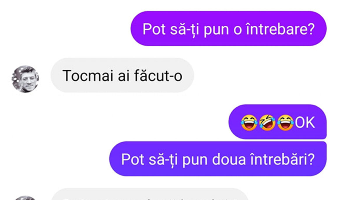 Imagine Stire Bancul începutului de săptămână | „Pot să-ți pun o întrebare?” | 2review.ro
