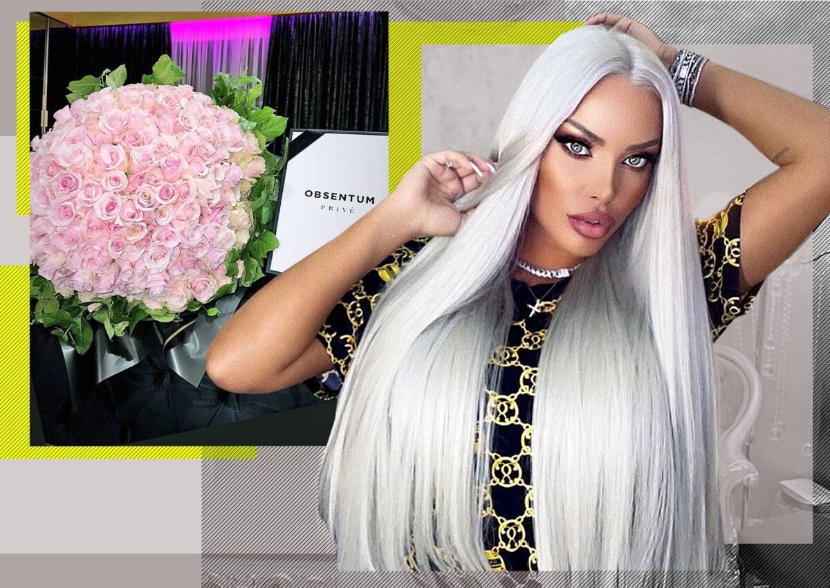 Imagine Stire Parfum cu iz de…Dani Leș! Se împacă? Ar fi bomba din showbiz! Loredana Chivu a primit un imens buchet de trandafiri, dar și cadoul de 1.000 € | 2review.ro