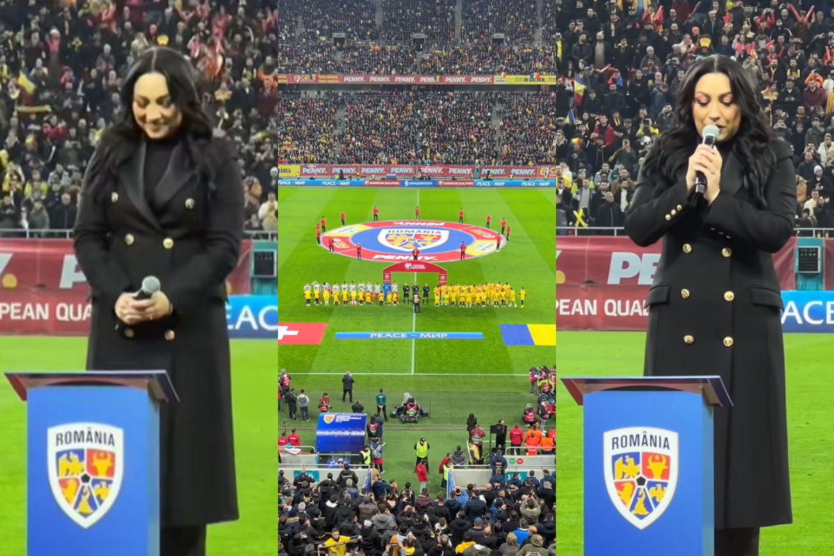 Imagine Stire Cât a încasat Andra Măruță pentru cele 2 minute în care a cântat Imnul României, înaintea partidei România-Elveția de pe Arena Națională | 2review.ro