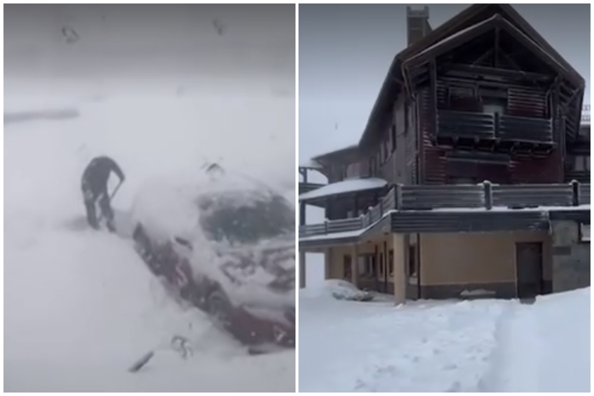 Prima ninsoare din acest an a adus un strat de zăpadă gros și turiști blocați în stațiunile montane! Iarna și-a intrat în drepturi încă din luna noiembrie