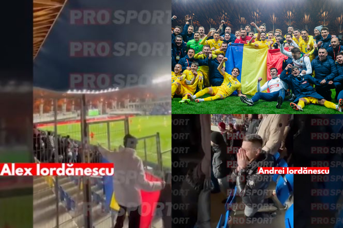 Frații lui Edi Iordănescu nu s-au mai putut controla la meciul cu Israelul! Imagini fără precedent, Andrei a plâns în genunchi timp de 10 minute, iar Alex a urlat „nebunește”