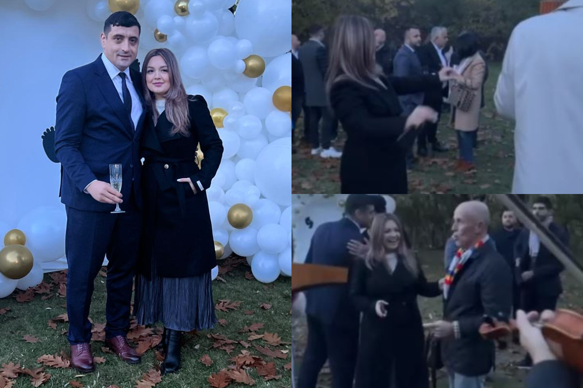 George Simion a dat petrecere mare pentru băiețelul care urmează să i se nască! Tradiții americănești pe muzică lăturească! Soția, Ilinca, a dansat de mama focului