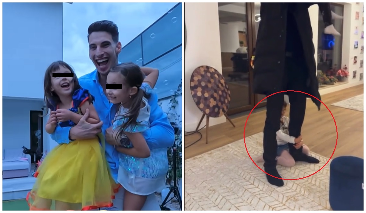 Imagine Stire Imaginile care îl vor scoate din minți pe George Burcea! Ce face Victor Cornea cu fetițele lui și ale Andreei Bălan | 2review.ro