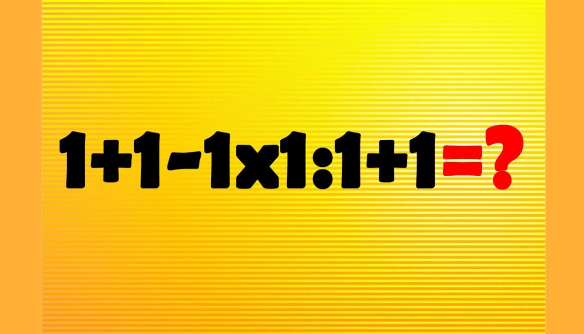 Imagine Stire TEST IQ | Calculați 1+1-1×1:1+1=? | 2review.ro