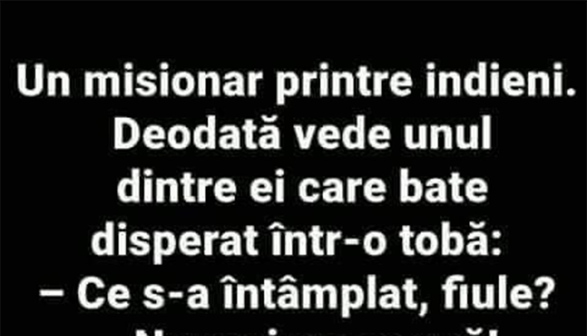 Imagine Stire Bancul începutului de săptămână | Misionarul și indienii | 2review.ro