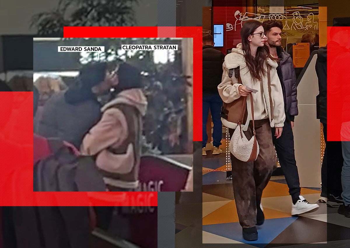 Imagine Stire S-au sărutat cu patos! Cleopatra Stratan și Edward Sanda nu au mai rezistat și au făcut-o chiar pe scările rulante! | 2review.ro