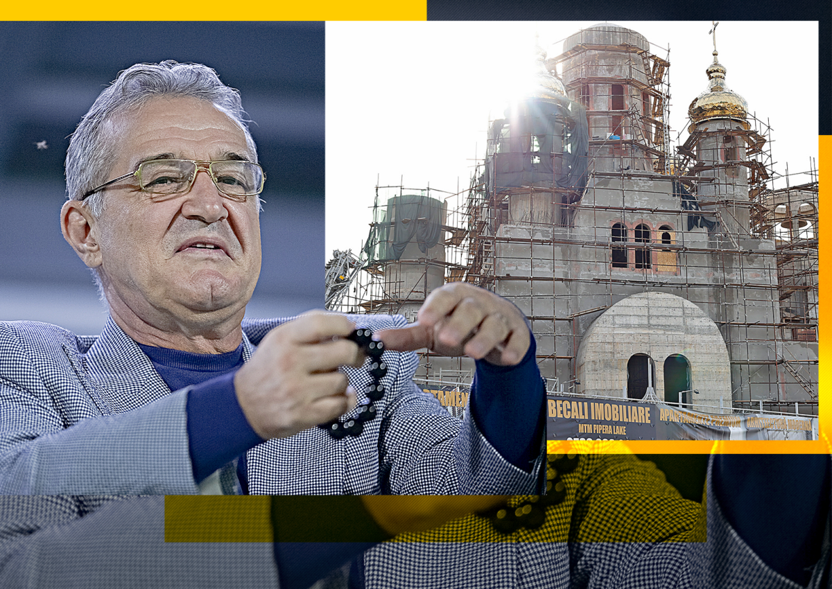 Imagine Stire Așa arată catedrala lui Gigi Becali! Imagini colosale cu grandiosul lăcaș de cult ridicat de finanțatorul FCSB | 2review.ro