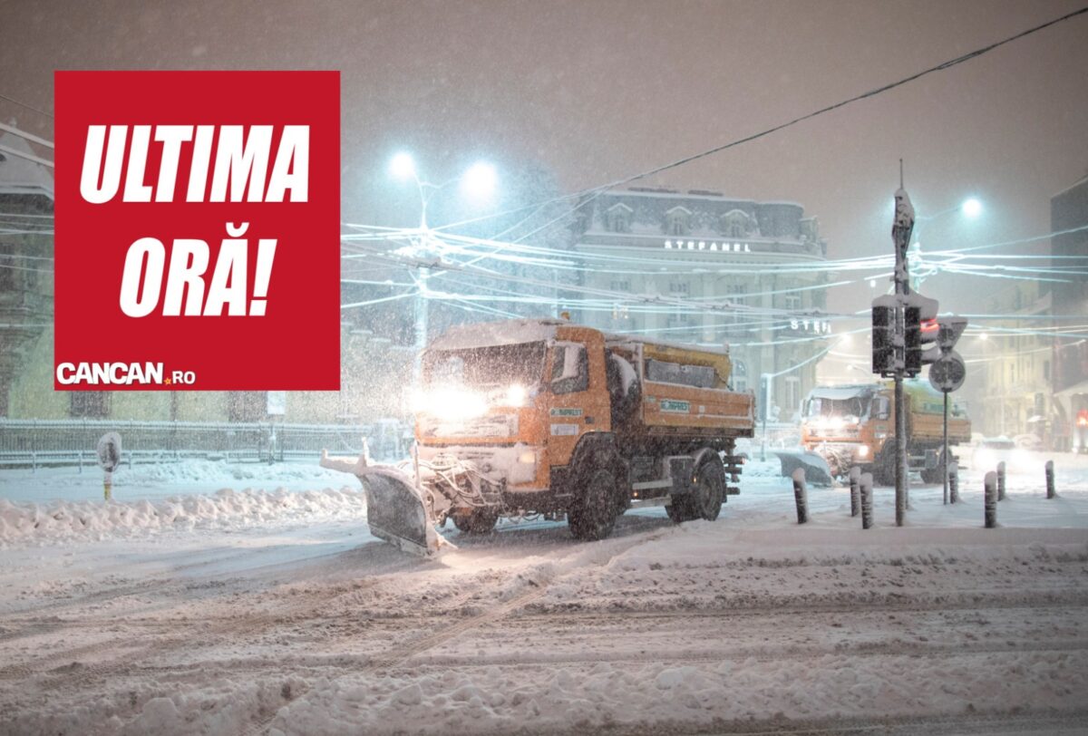 Cod roşu în România! Românii, sfătuiţi să stea în case! Drumuri închise şi fenomene meteo extreme