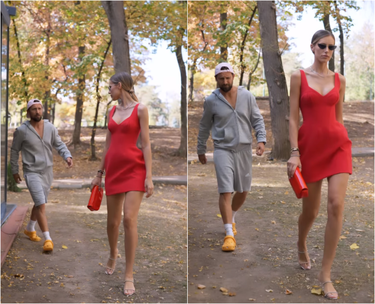 Cum au ieșit pe stradă Dani Oțil și Gabriela Prisăcariu! Oamenii au crezut că nu văd bine