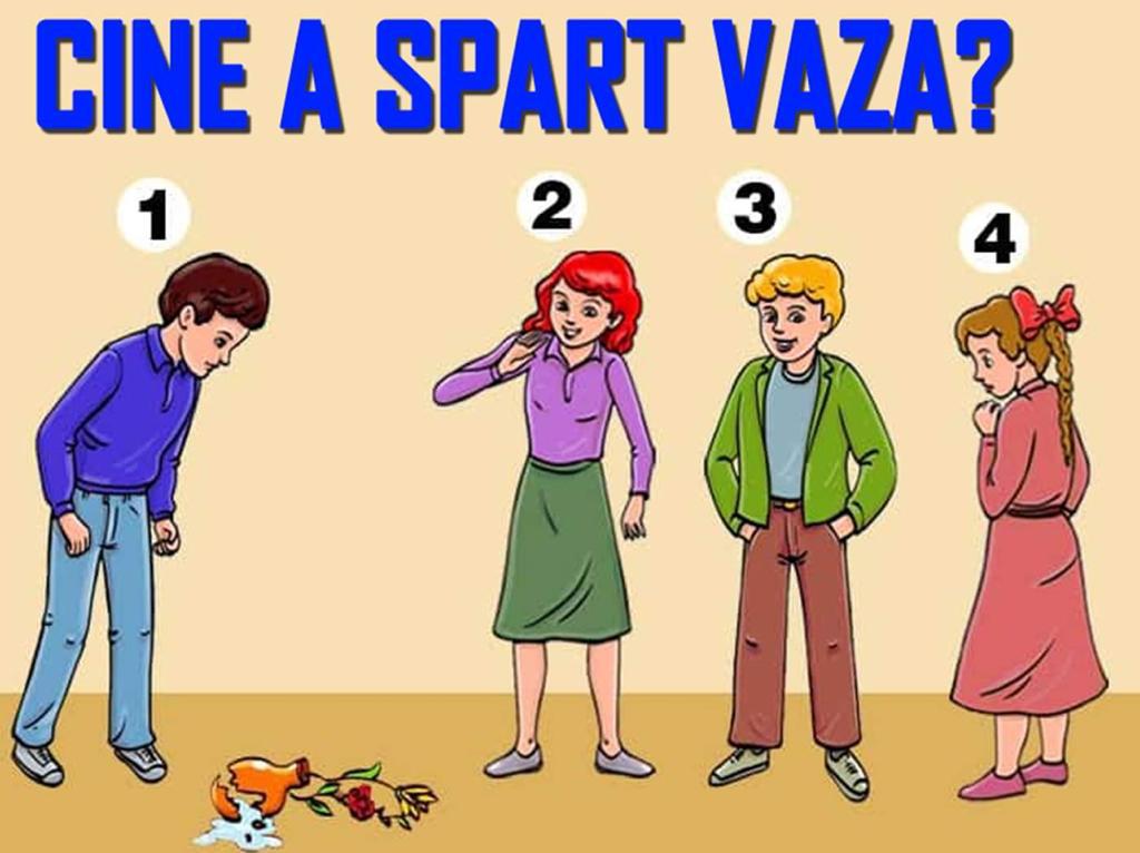 Imagine Stire Cel mai tare test de personalitate | Cine a spart vaza? | 2review.ro