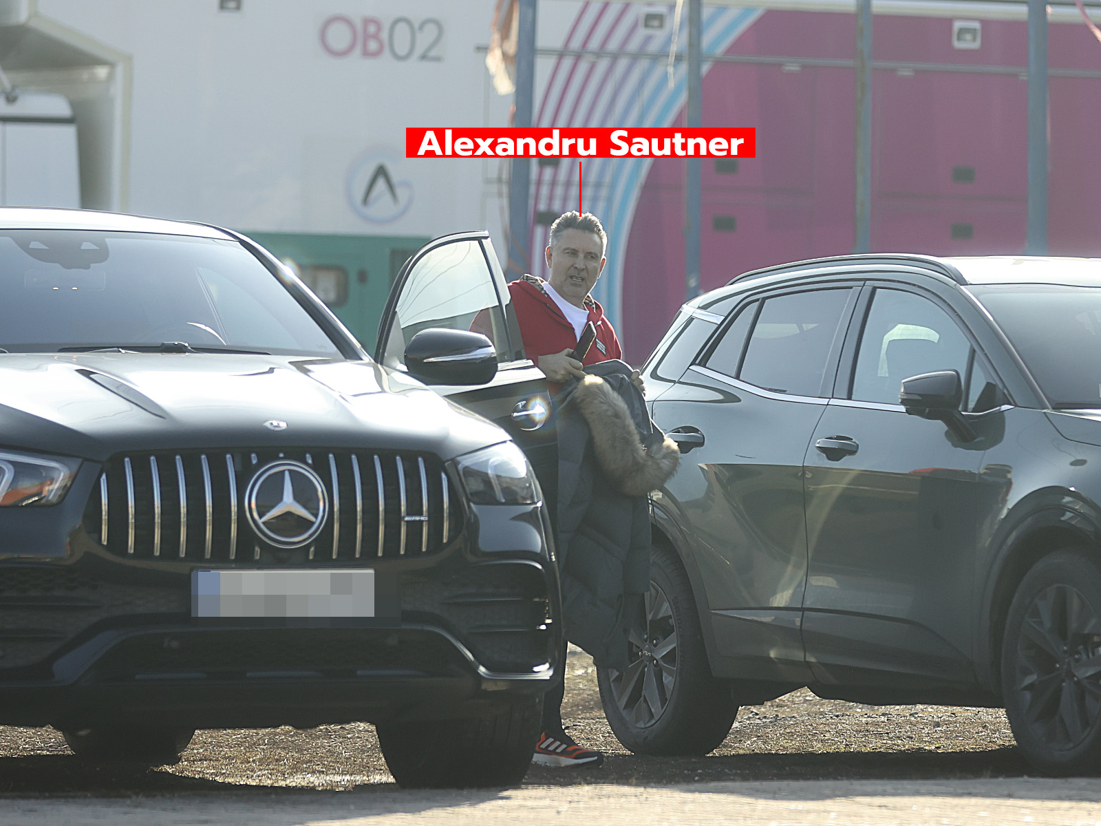 Alexandru Sautner a ajuns la filmările Antenei (Foto: CANCAN.RO)