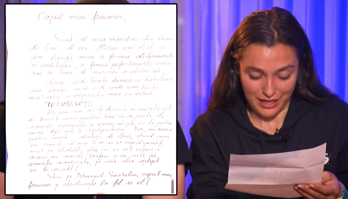 Imagine Stire Ce scrisoare a primit Alexia Eram de la Mario Fresh, la America Express. Detaliul intim „scăpat” de iubitul fiicei Andreei Esca | 2review.ro