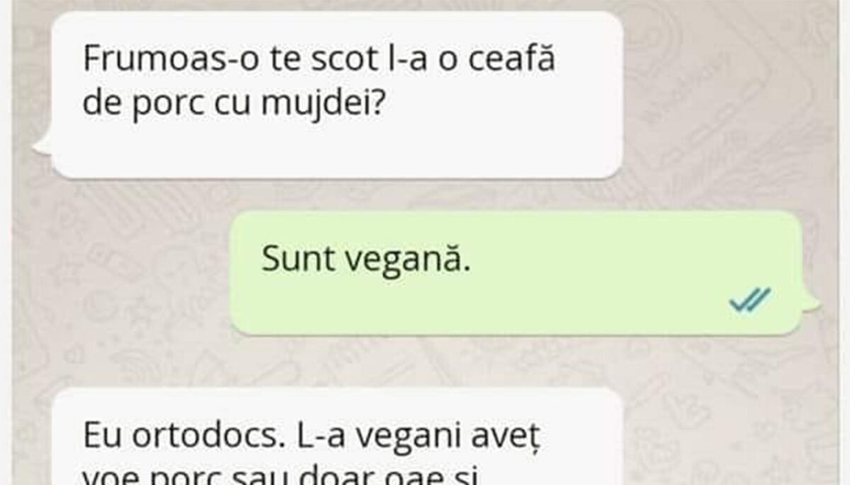 Imagine Stire BANCUL ZILEI | Frumoas-o te scot l-a o ceafă de porc cu mujdei? | 2review.ro