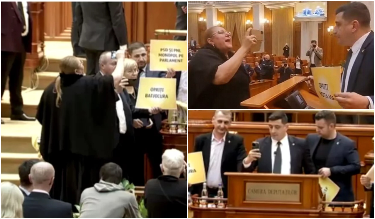 George Simion, către Diana Șoșoacă: „Te agresez sexual, scroafo!”. Momente uluitoare în Parlamentul României