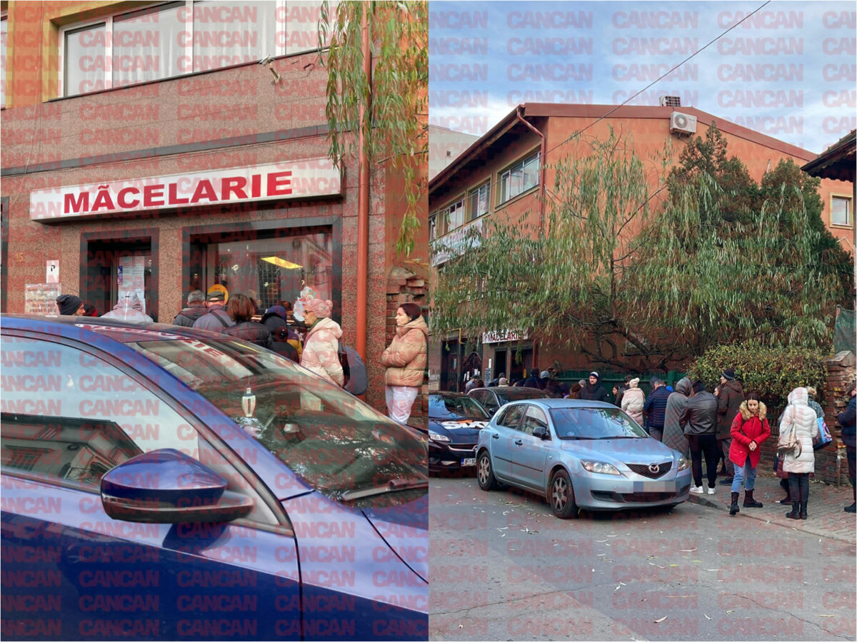 Imagine Stire Ca pe vremea lui Ceaușescu! Coadă incredibilă la o măcelărie din București, cu trei zile înainte de Crăciun | 2review.ro