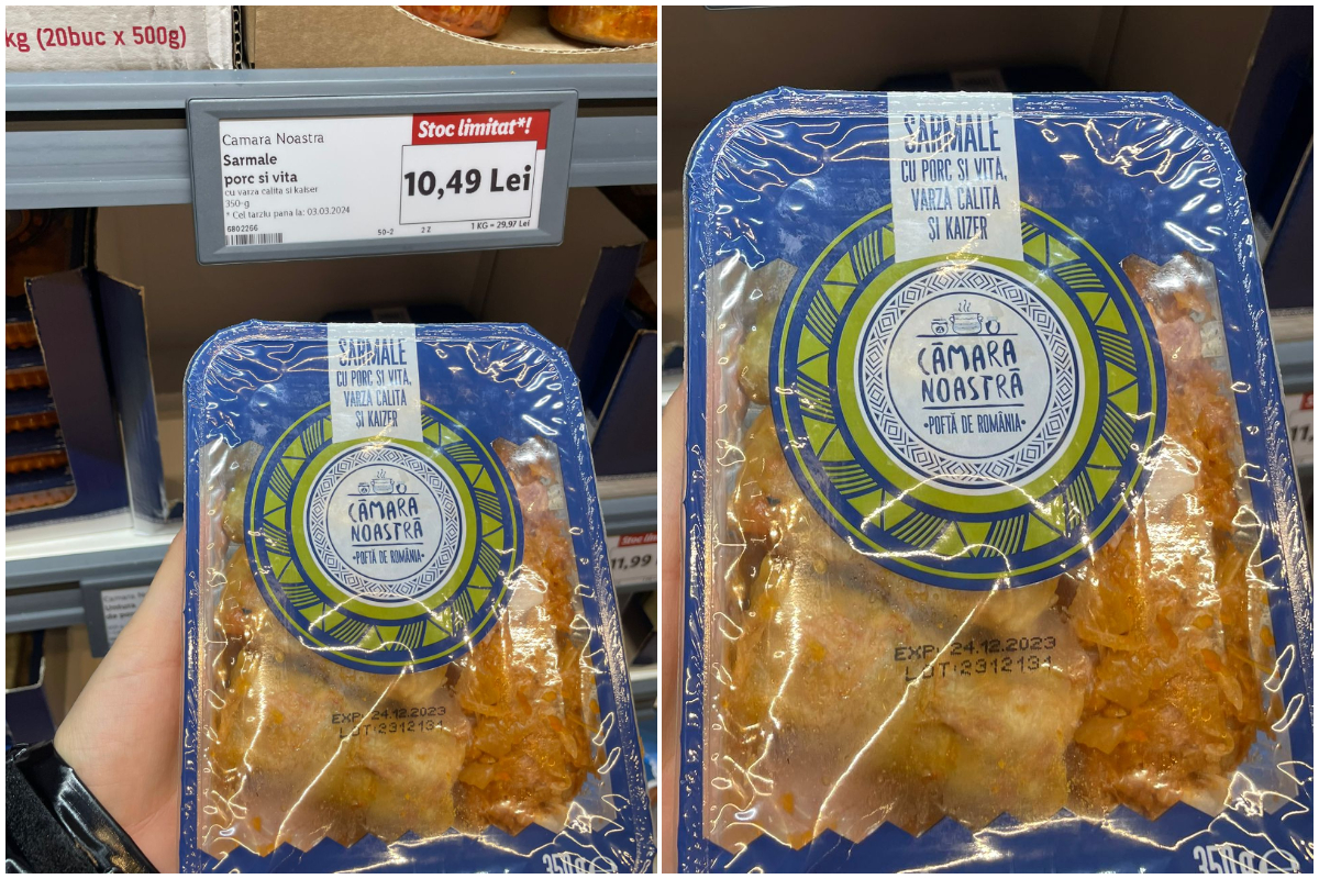 De unde provin, de fapt, sarmalele comercializate de Lidl? Se vând rapid, înainte de Crăciun