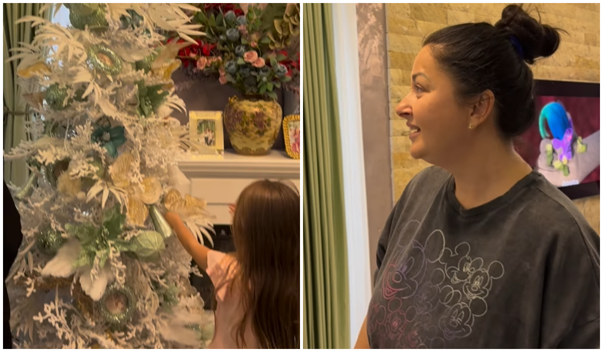 Imagine Stire Gabriela Cristea a apelat la un designer pentru bradul de Crăciun! Mulți au râs când l-au văzut: „Unde mai e farmecul sărbătorilor?” | 2review.ro