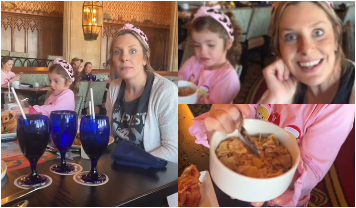 Imagine Stire Suma ireală plătită de o femeie pentru o porție de cereale cu lapte la Disney. A vrut să-i facă poftele fetiței ei și a rămas cu portofelul gol | 2review.ro