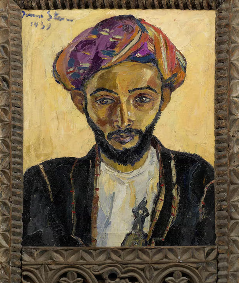 Tabloul „Arab in Black” realizat de pictorita sud-africana Irma Stern