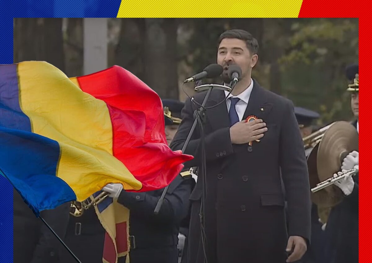Imagine Stire Cine a interpretat imnul la Paradă?! E fiul celebrului lăutar Nicu Gigantu’! Avem singurele declarații ale lui Alex Gigantu’ despre cum a fost selectat pentru prezența la „Ziua Națională” | 2review.ro