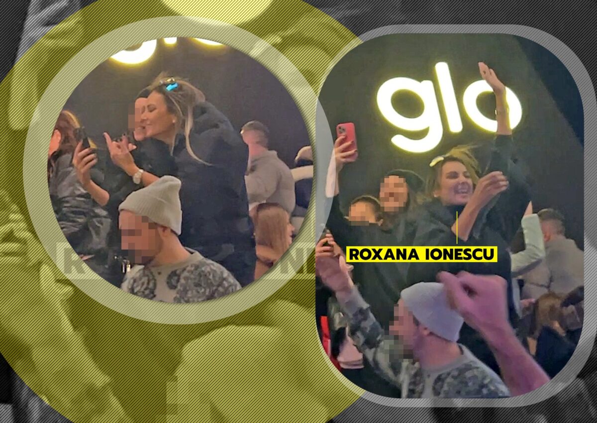 Imagine Stire Roxana Ionescu, aka “Mama natură”, s-a dezlănțuit ca-n vremurile bune, iar CANCAN.RO are imaginile. A făcut mega-show pe masă în NUBA! | 2review.ro