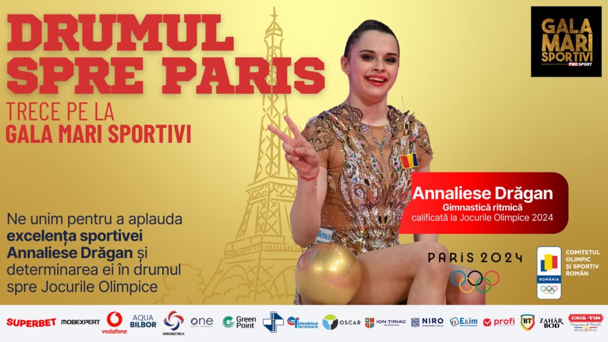 Annaliese Drăgan, premiată la Gala Mari Sportivi ProSport pentru calificarea la Jocurile Olimpice de la Paris: „Mulțumesc, ProSport! Este o mare onoare să fiu premiată alături de cei mai distinși sportivi din România!”. VIDEO