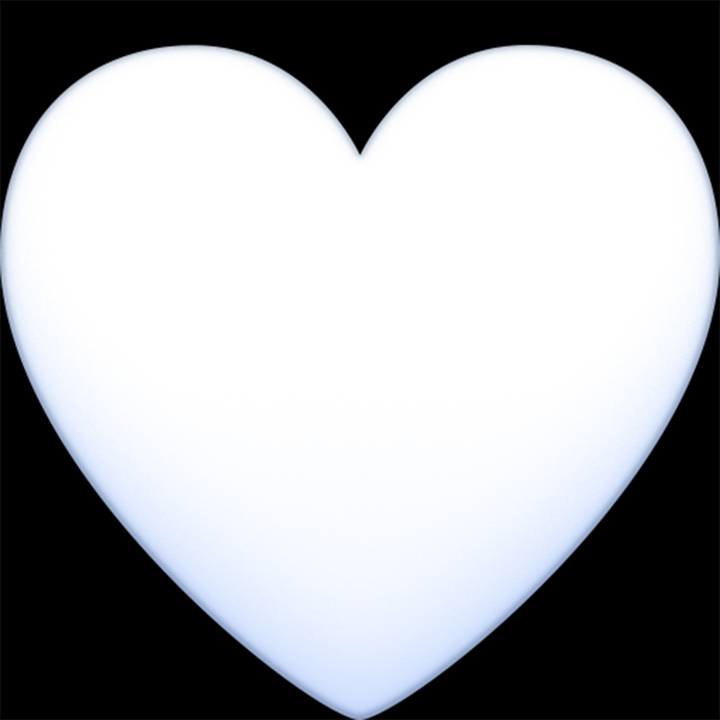 Emoji-ul inimă albă 
