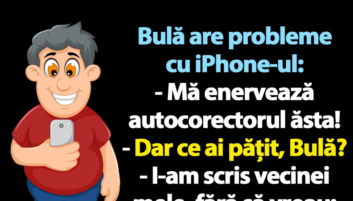 Imagine Stire BANC | Bulă, iPhone-ul și autocorectorul | 2review.ro