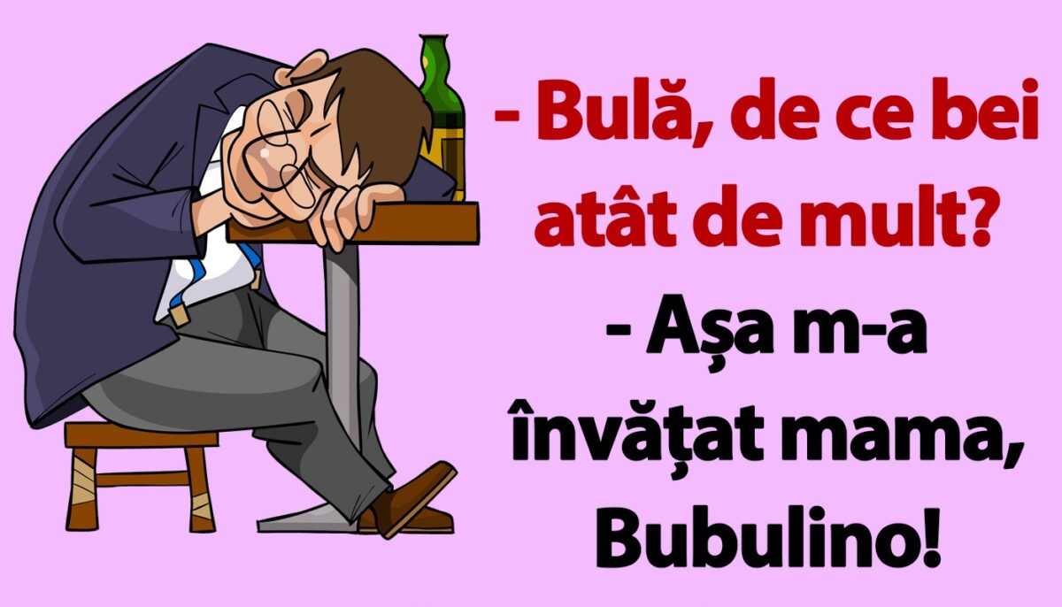 Imagine Stire BANC | „Bulă, de ce bei atât de mult?” | 2review.ro