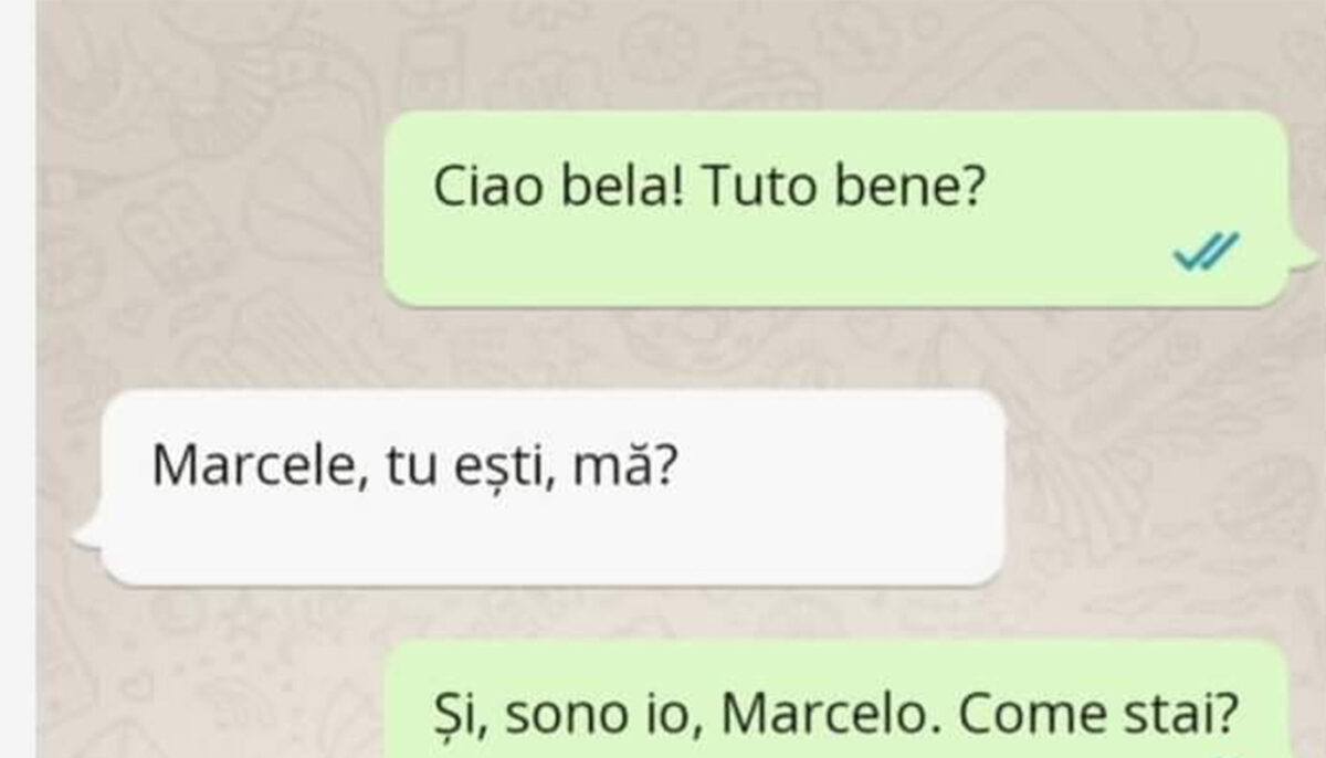 Imagine Stire BANCUL ZILEI | „Sono io, Marcelo. Come stai?” | 2review.ro