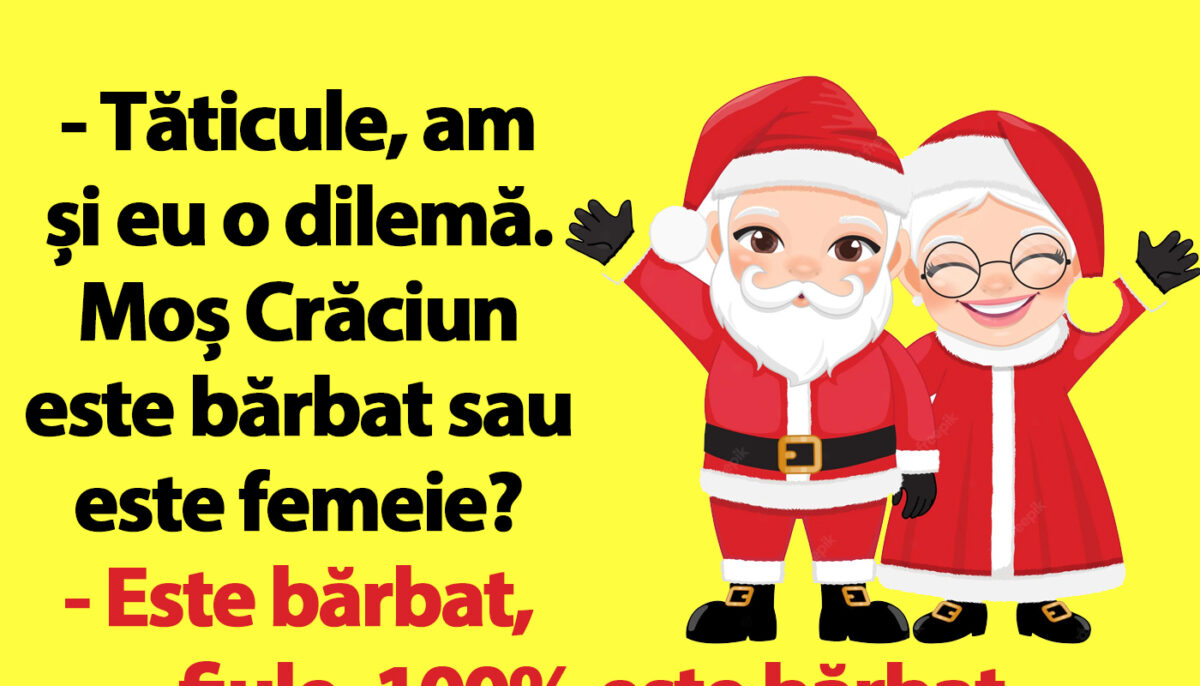 Imagine Stire BANCUL ZILEI | Ce este Moș Crăciun, de fapt: bărbat sau femeie? | 2review.ro