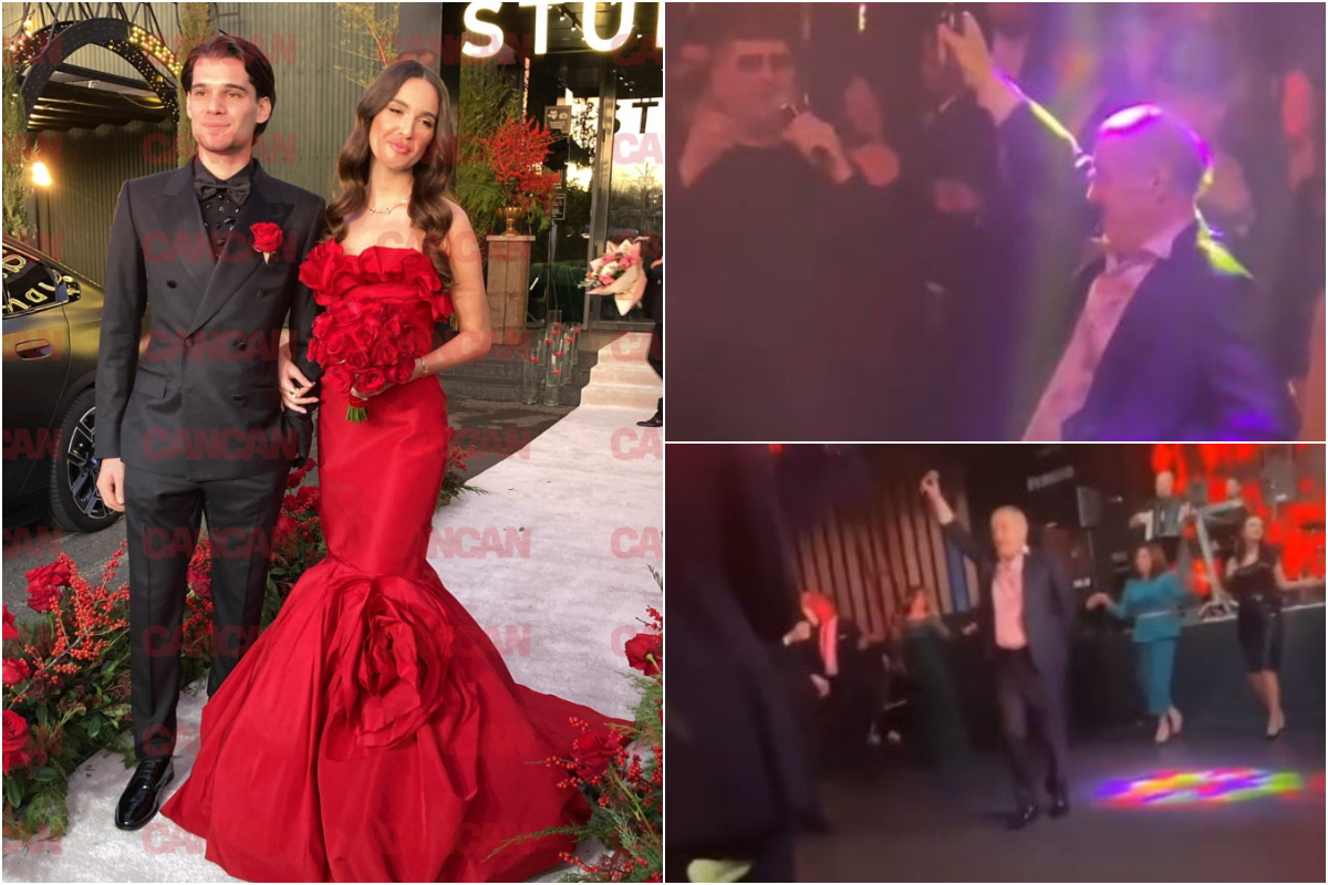 Imagine Stire Gigi Becali a dat recital la cununia lui Ianis Hagi! N-a mai fost nevoie de lăutari și de dansatori! Imagini epice cu patronul FCSB. VIDEO | 2review.ro