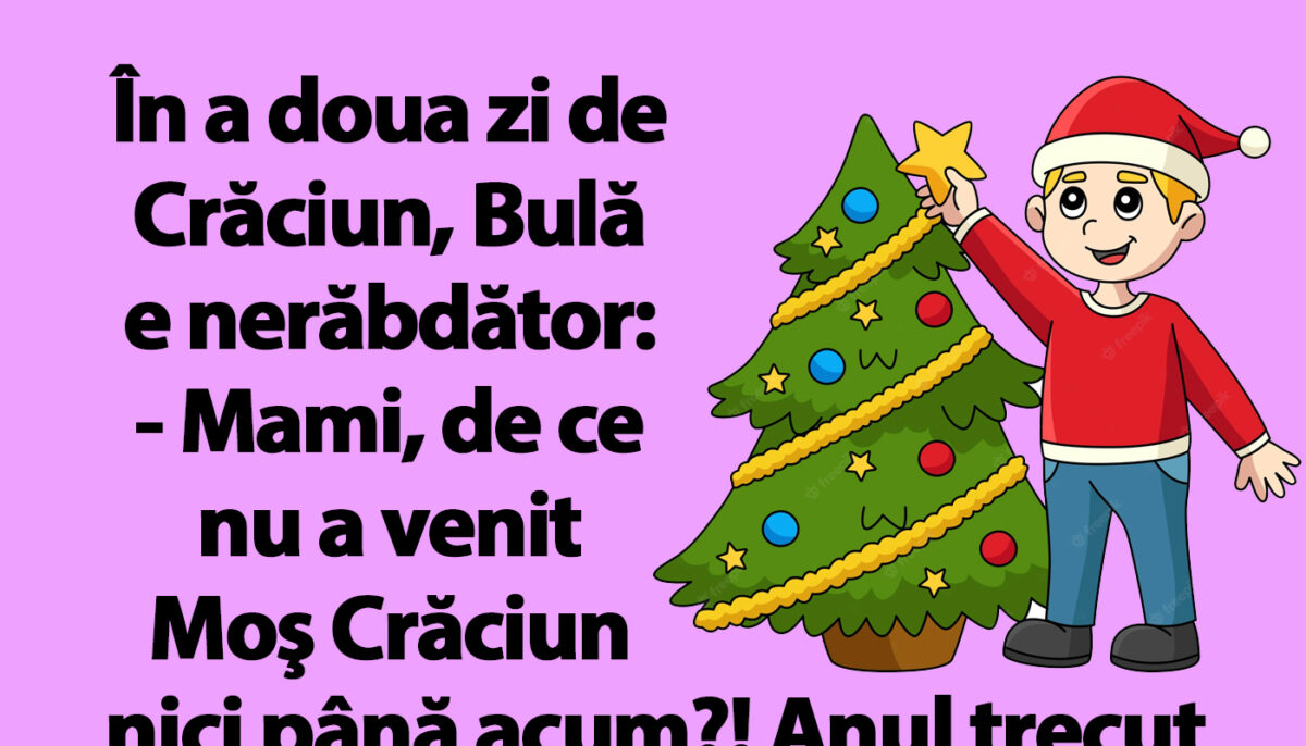 Imagine Stire BANC | De ce nu a venit Moș Crăciun la Bulă | 2review.ro