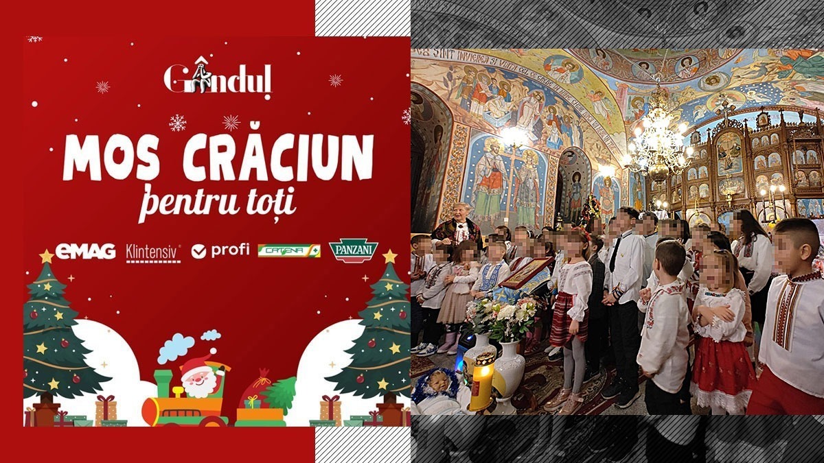 EXCLUSIV VIDEO | Gândul Media Network, campanie umanitară – ”Moș Crăciun pentru Toți”: „Ca o formă de manifestare a IUBIRII”