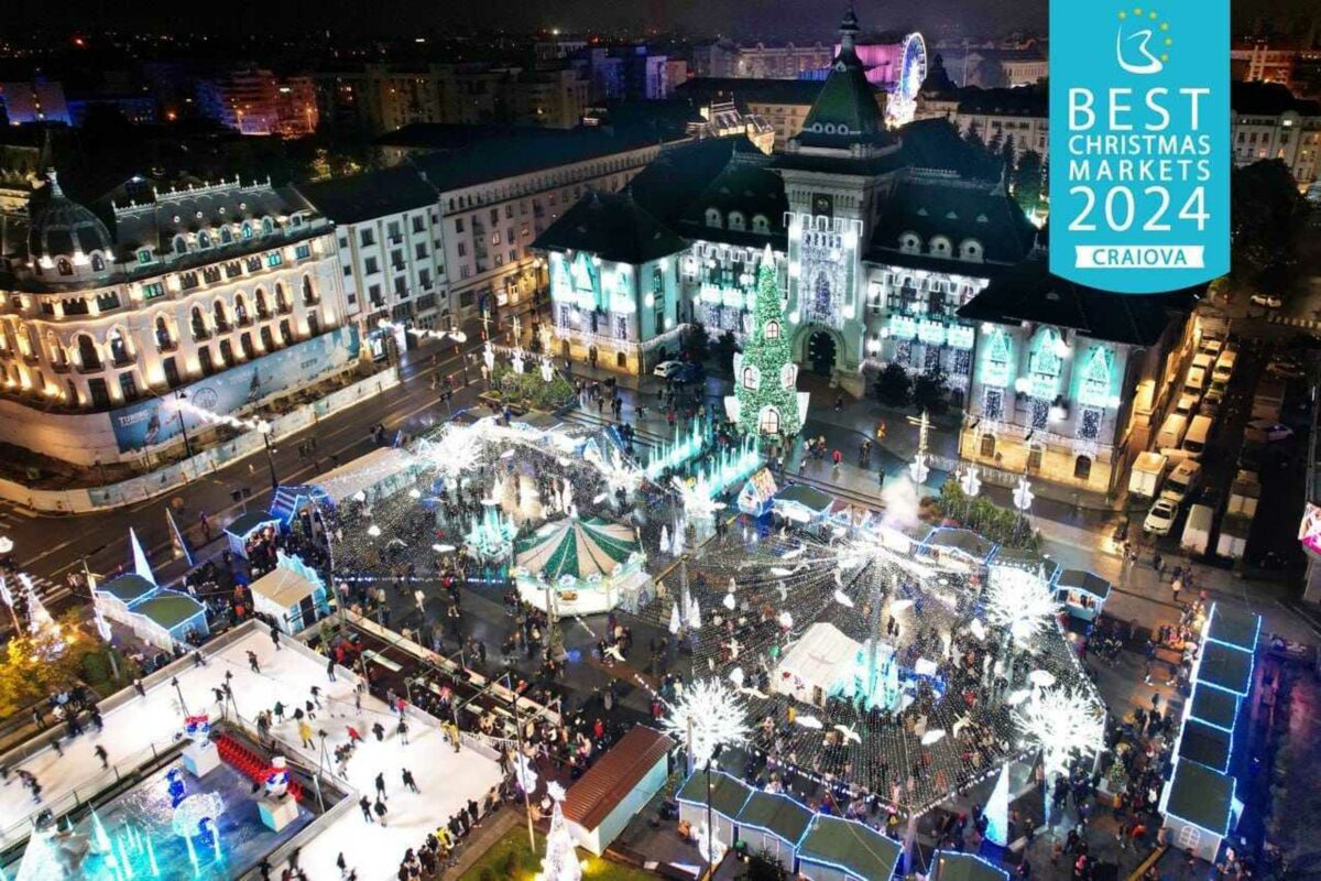Comunicat de presă. Craiova 2023: Afluență record și ocupare 100% a spațiilor de cazare cu prilejul Târgului de Crăciun Craiova, votat al doilea cel mai frumos din Europa