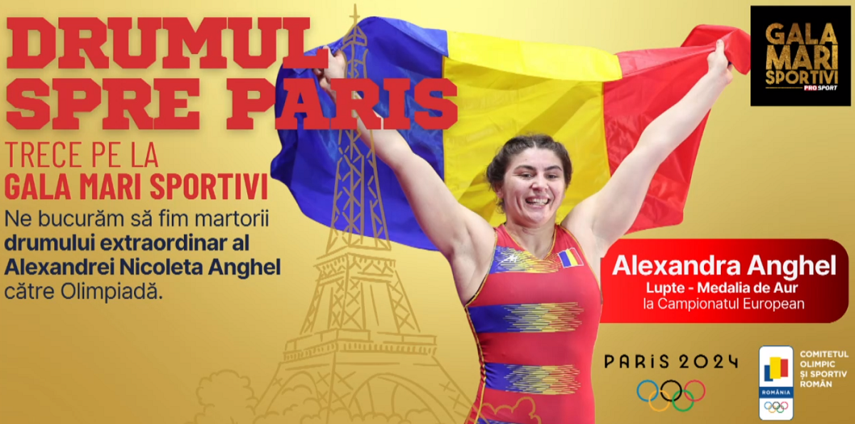 Alexandra Nicoleta Anghel, premiată la Gala Mari Sportivi 2023 pentru titlul european obținut la lupte: „Este o onoare pentru mine” VIDEO