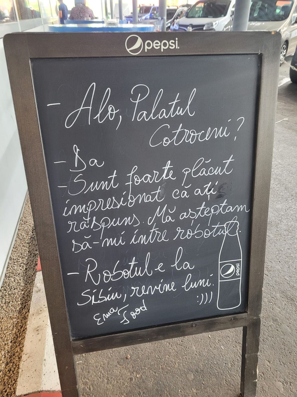 restaurant mesaj viral