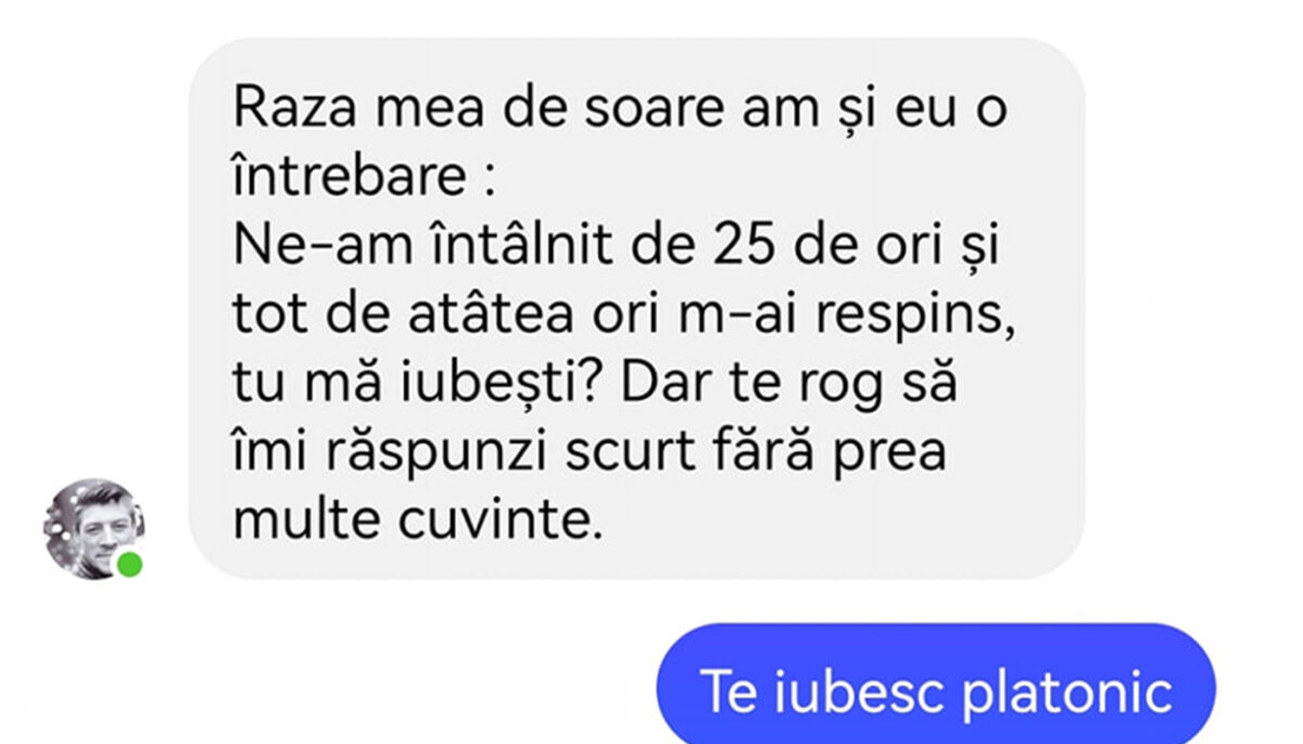 Imagine Stire Bancul de weekend | „Te iubesc platonic” | 2review.ro