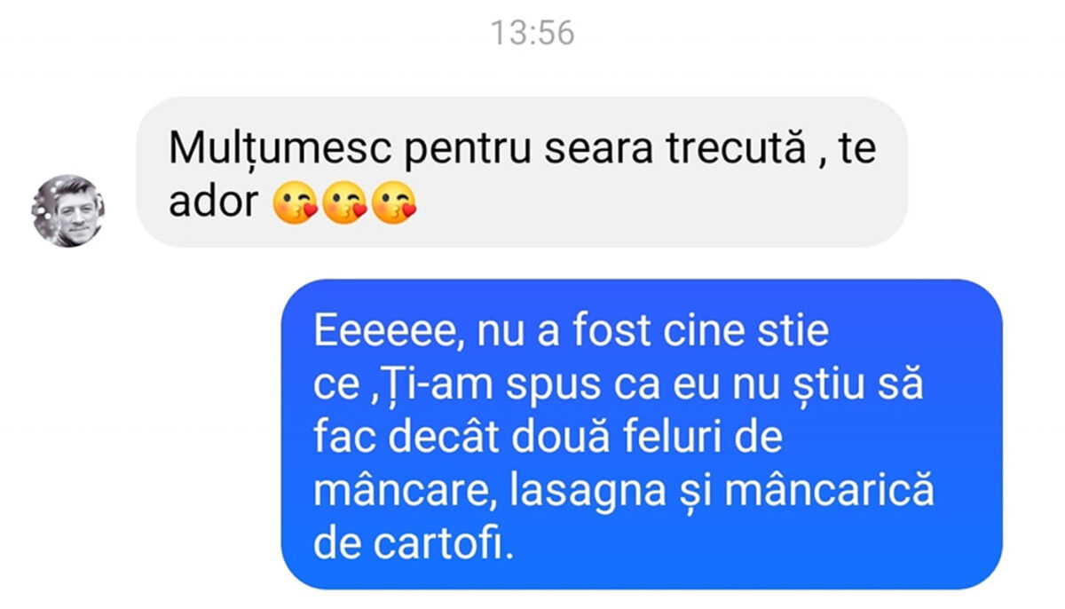 Imagine Stire BANCUL ZILEI | „Mulțumesc pentru seara trecută, te ador” | 2review.ro