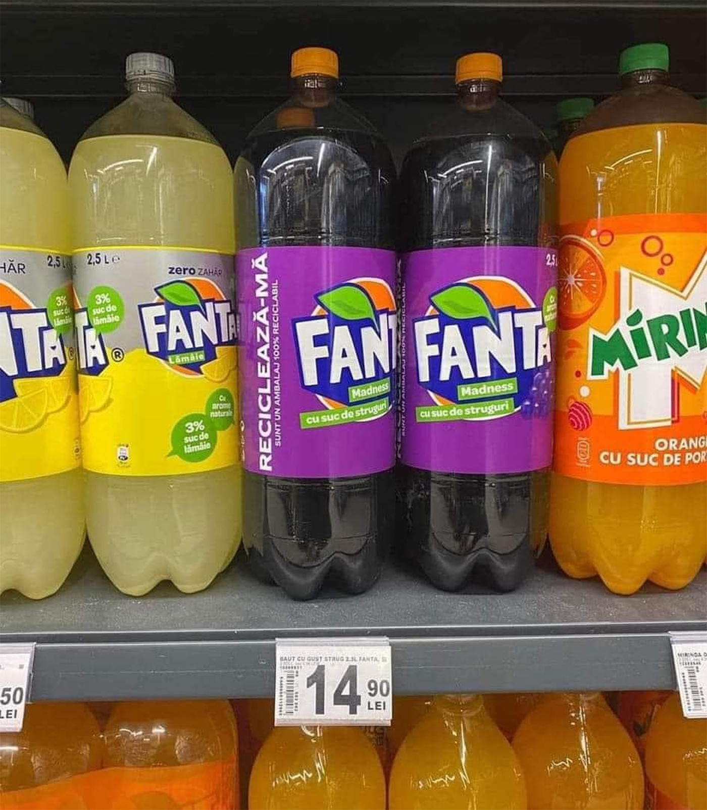 Câți lei a ajuns să coste o sticlă de Fanta sau de Coca-Cola în Carrefour. Românii au crezut că nu văd bine