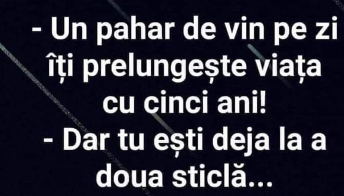 Imagine Stire BANC | „Un pahar de vin pe zi îți prelungește viața cu 5 ani” | 2review.ro