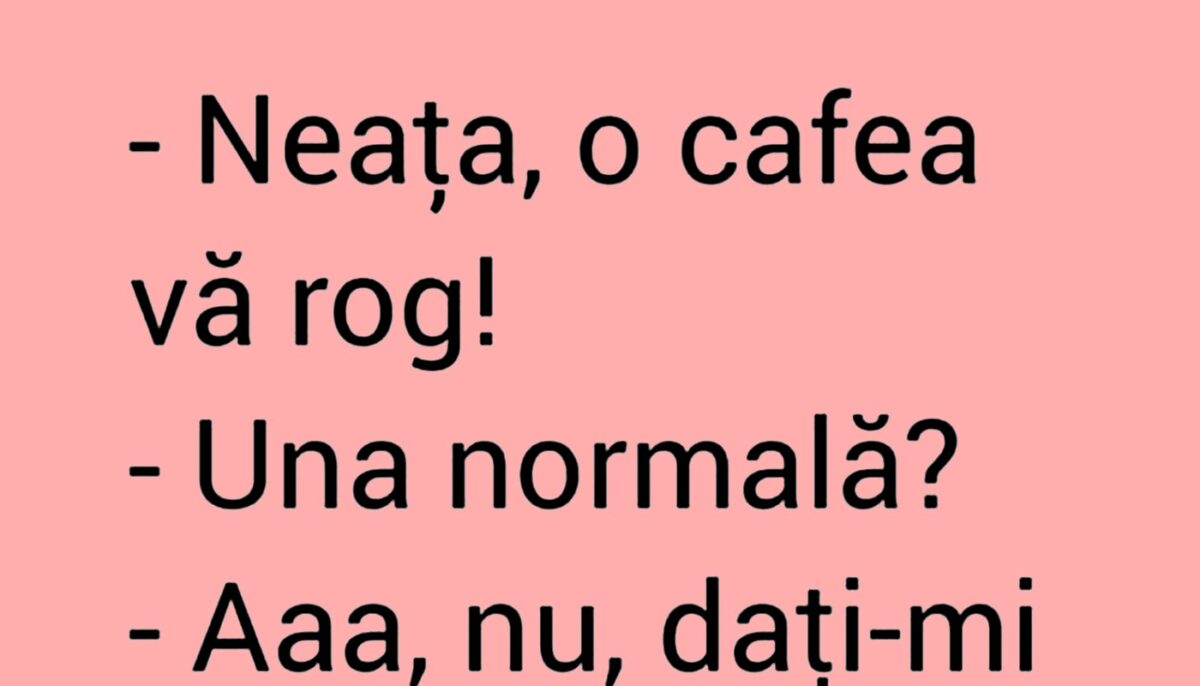 Imagine Stire Bancul sfârșitului de săptămână | „Neața, o cafea, vă rog!” | 2review.ro