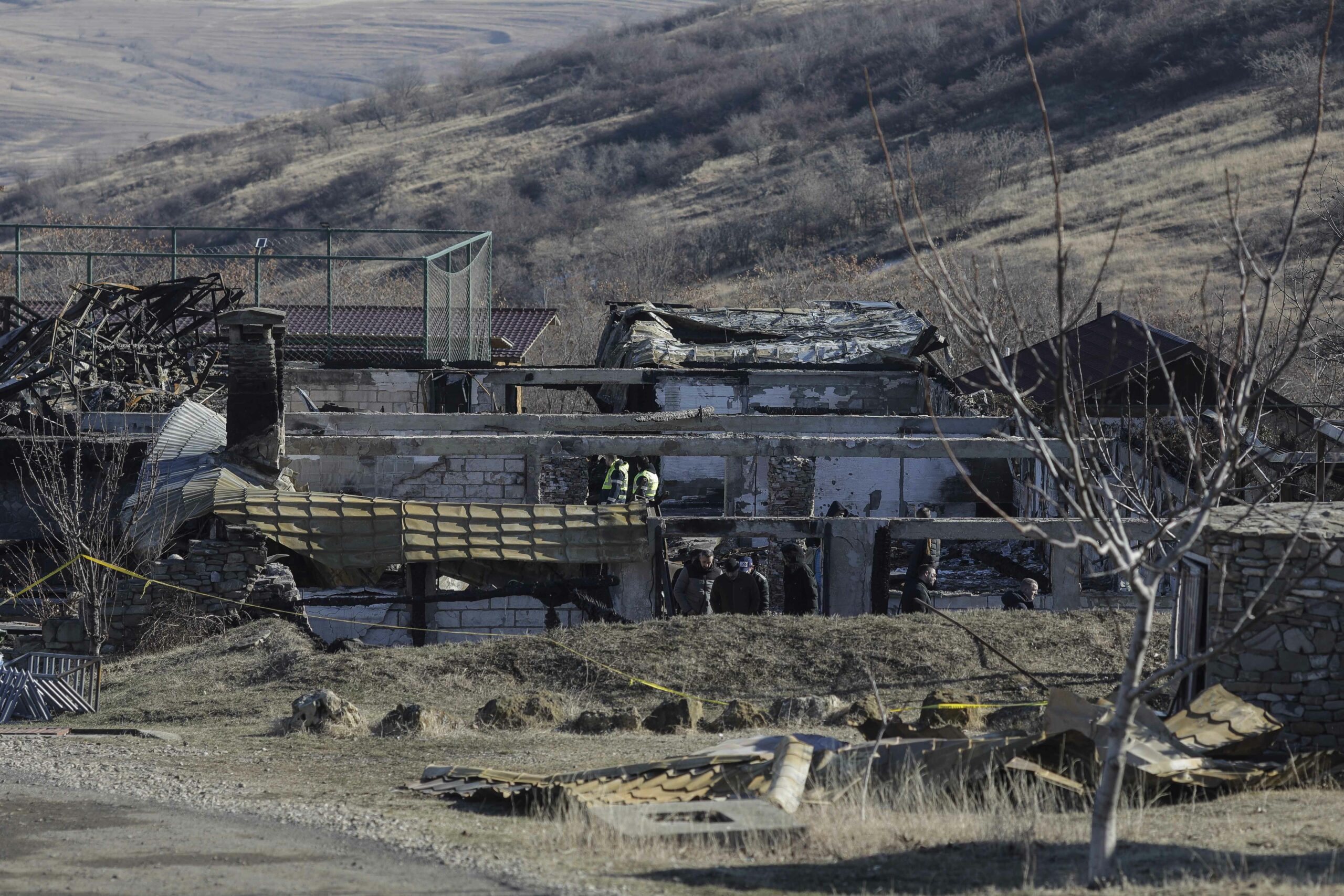 Cornel Dinicu, la reconstituirea la fața locului în complexul Ferma Dacilor. Sursă foto: Inquam Photos / George Calin