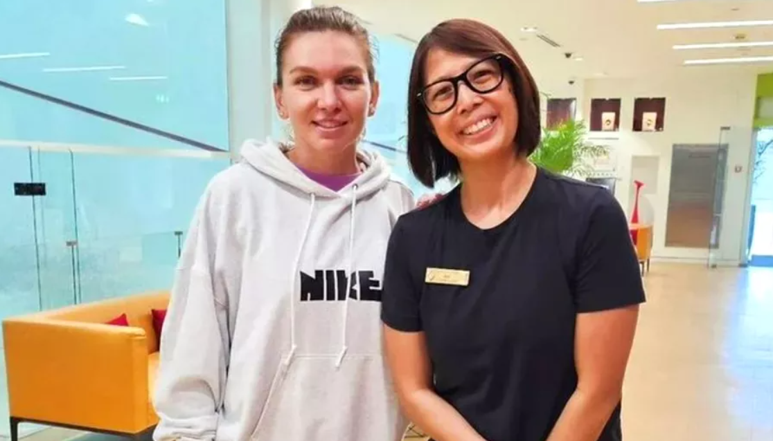 Simona Halep și Jez Manso / Foto: Instagram