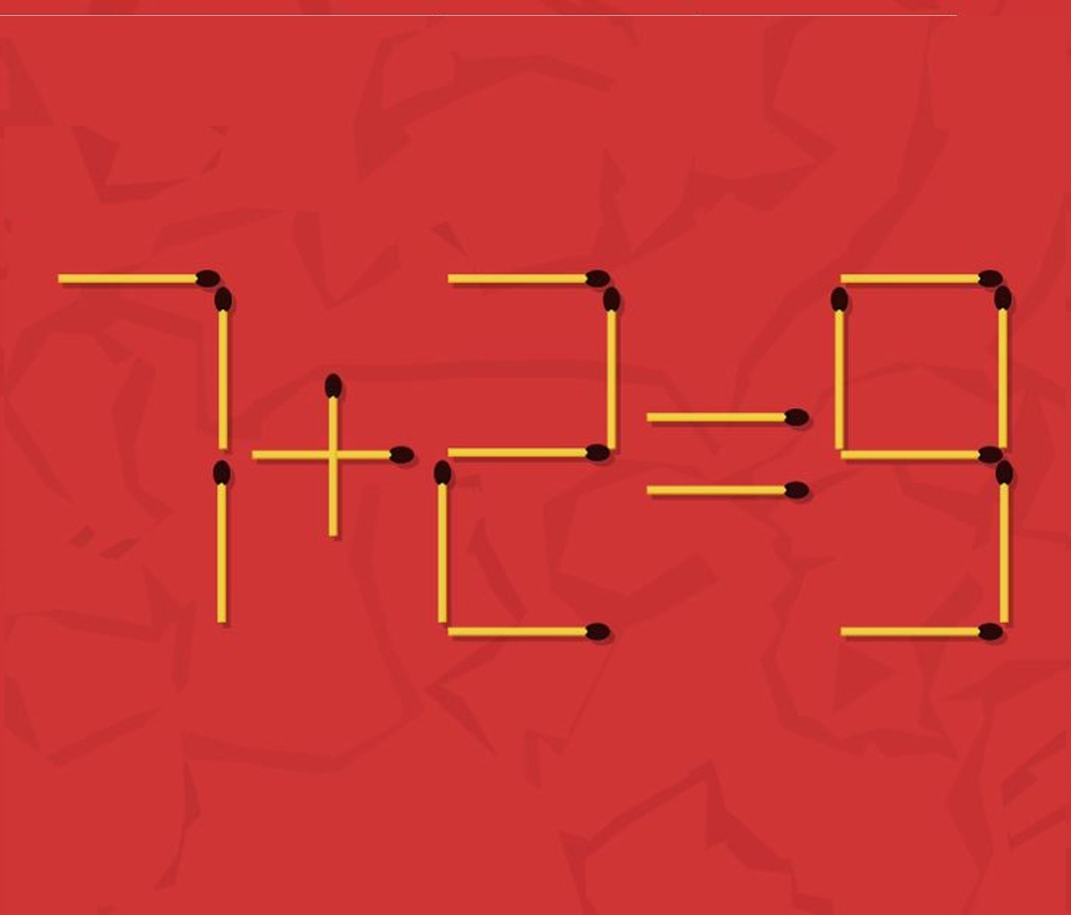 Test IQ pentru genii | Mutând 3 bețe de chibrit, corectați egalitatea 7-0=6