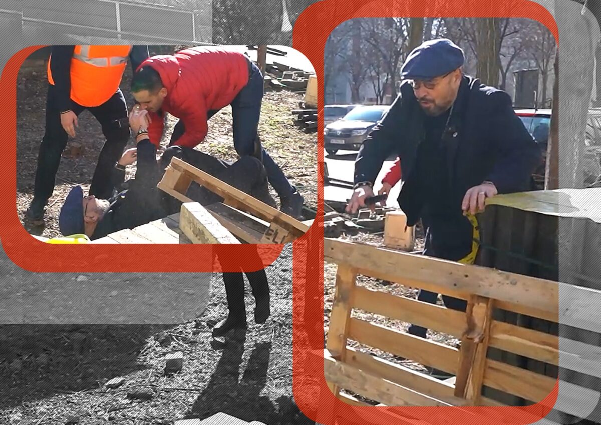 Imagine Stire Avem filmarea necenzurată cu Cristian Piedone, căzut pe un șantier. ”Băga-mi-aș @#$% în mă-sa”! Primarul a ”îndulcit-o” pe Facebook-ul lui | 2review.ro