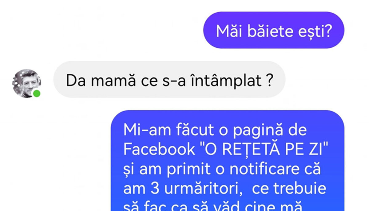 Imagine Stire BANCUL ZILEI | Mama și-a făcut pagină de Facebook | 2review.ro