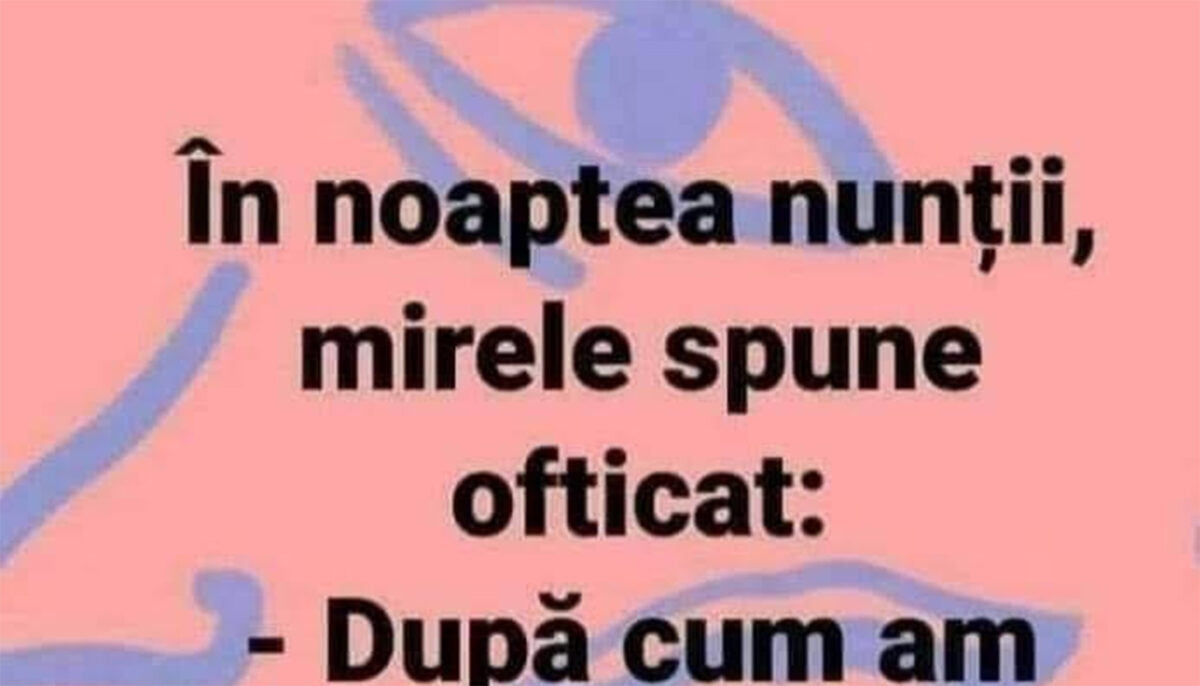 Imagine Stire BANC | În noaptea nunții, mirele spune ofticat | 2review.ro